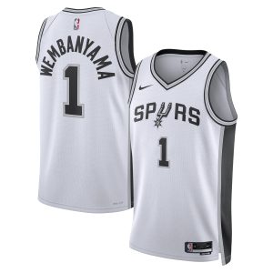 Nike Victor Wembanyama San Antonio Spurs Unisex White Swingman Jersey Elegant Association Edition For a short time only! Don't miss out on this fantastic jersey.