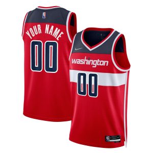 Nike Washington Wizards Red 2021/22 Diamond Swingman Custom Jersey Luxurious Icon Edition Limited edition! Don't miss your chance to own this unique jersey.