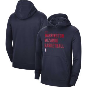 Nike Washington Wizards Unisex Navy 2023/24 Performance Spotlight On Court Delightful Practice Pullover Hoodie Authentic look! Wear this genuine jersey.