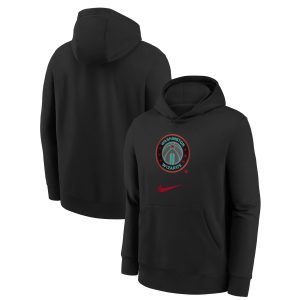 Nike Washington Wizards Youth Black 2023/24 Elegant City Edition Essential Pullover Hoodie Collectors