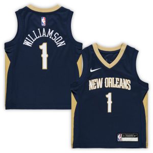 Nike Zion Williamson New Orleans Pelicans Preschool Navy Replica Jersey Icon Impressive Edition Join the elite! Get this exclusive jersey.