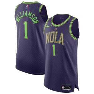 Nike Unique Zion Williamson New Orleans Pelicans Purple 2024/25 Authentic Player Jersey City Edition Best - selling! Order this popular jersey before it's out of stock.