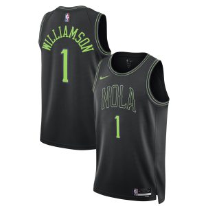 Nike Zion Williamson New Orleans Pelicans Unisex Black 2023/24 Swingman Jersey City Edition Fabulous Flash sale! Snag this great jersey at a discounted price.