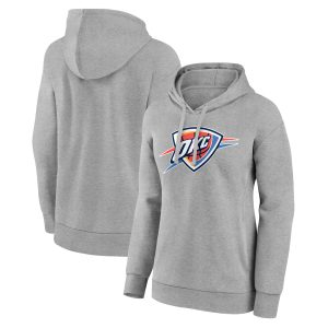 Oklahoma City Thunder Gorgeous Women's Gray Primary Logo Pullover Hoodie Proven quality! Invest in this reliable jersey.