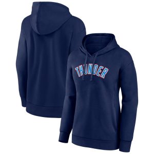Oklahoma City Notable Thunder Women's Navy Wordmark Alt Pullover Hoodie Perfect fit! Order this comfortable jersey.
