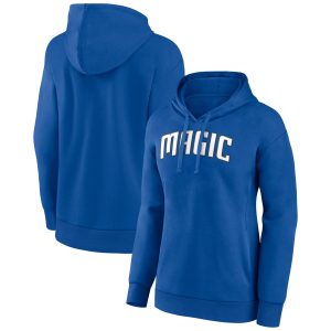 Orlando Magic Women's Fantastic Blue Wordmark Alt Pullover Hoodie Limited stock! Be quick and grab this must - have jersey to support your team.