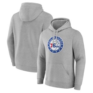 Philadelphia 76ers Gray Alternate Logo Stunning Pullover Hoodie Don't be left out! Get this stylish jersey and show your team pride.