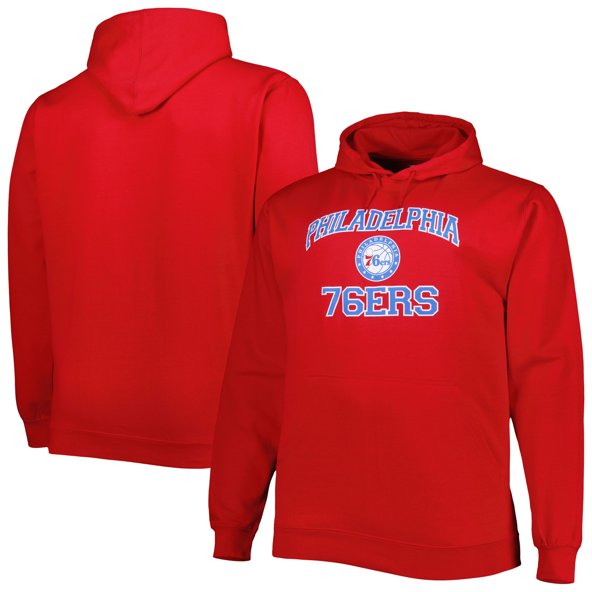 Philadelphia 76ers Red Stylish Big & Tall Heart & Soul Pullover Hoodie Time - sensitive! Order now before the deal expires.