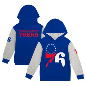 Philadelphia 76ers Impressive Toddler Royal Fair Catch Fleece Pullover Hoodie Designed for performance! Get this functional jersey.