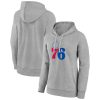 Philadelphia 76ers Women's Stylish Gray Primary Logo Pullover Hoodie Perfect fit! Order this comfortable jersey.