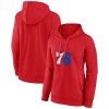 Philadelphia 76ers Women's Red Primary Exquisite Logo Pullover Hoodie Celebrate your team! Order this commemorative jersey.