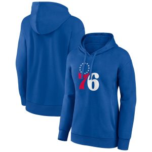 Philadelphia 76ers Women's Royal Team Primary Logo Notable Pullover Hoodie Celebrate your team! Order this commemorative jersey.