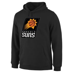 Phoenix Suns Impressive Black Primary Logo Pullover Hoodie Customizable! Personalize this great jersey.