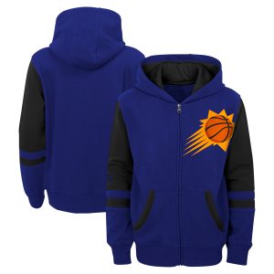 Phoenix Glamorous Suns Preschool Purple Straight To The League Full Zip Hoodie Sports fans