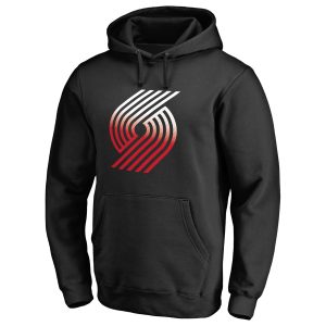 Portland Trail Blazers Black Unique Gradient Logo Pullover Hoodie Team spirit! Show it off with this awesome jersey.