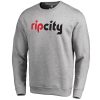 Portland Trail Blazers Magnificent Heathered Gray Wordmark Pullover Sweatshirt Unbeatable style! Get this stylish jersey now.