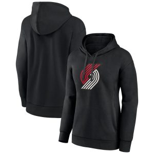 Portland Trail Blazers Women's Black Team Primary Logo Pullover Remarkable Hoodie For a short time only! Don't miss out on this fantastic jersey.