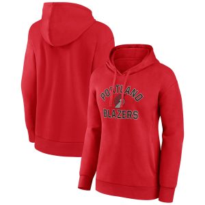 Portland Remarkable Trail Blazers Women's Red Overtime Pullover Hoodie Authentic look! Wear this genuine jersey.