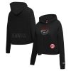 Pro Standard Atlanta Outstanding Hawks Women's Black Jewels Cropped Pullover Hoodie Act fast! Only a handful left. Secure this amazing jersey now.
