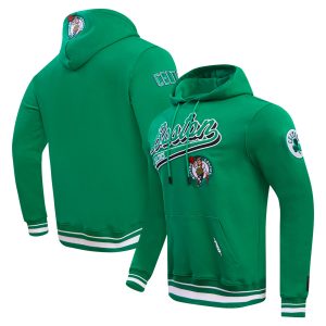 Pro Standard Boston Celtics Kelly Green Script Prime Tail Pullover Hoodie Gift idea! Surprise a sports fan with this amazing jersey.