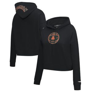 Pro Standard Boston Notable Celtics Women's Black 2023/24 City Edition Cropped Pullover Hoodie Trending now! Grab this hot jersey while you can.