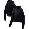 Pro Standard Classy Brooklyn Nets Women's Triple Black Velour Full Zip Hoodie Act fast! Only a handful left. Secure this amazing jersey now.