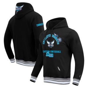 Pro Standard Charlotte Classy Hornets Black Area Code Pullover Hoodie Be the first! Order this trendy jersey ahead of the crowd.