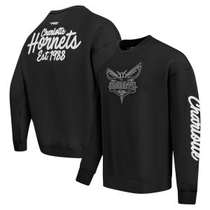 Pro Standard Charlotte Hornets Black Paint the City Phenomenal Drop Shoulder Sweatshirt Limited edition! Don't miss your chance to own this unique jersey.