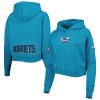 Pro Standard Charlotte High - quality Hornets Women's Teal Classic Fleece Cropped Pullover Hoodie Don't be left out! Get this stylish jersey and show your team pride.
