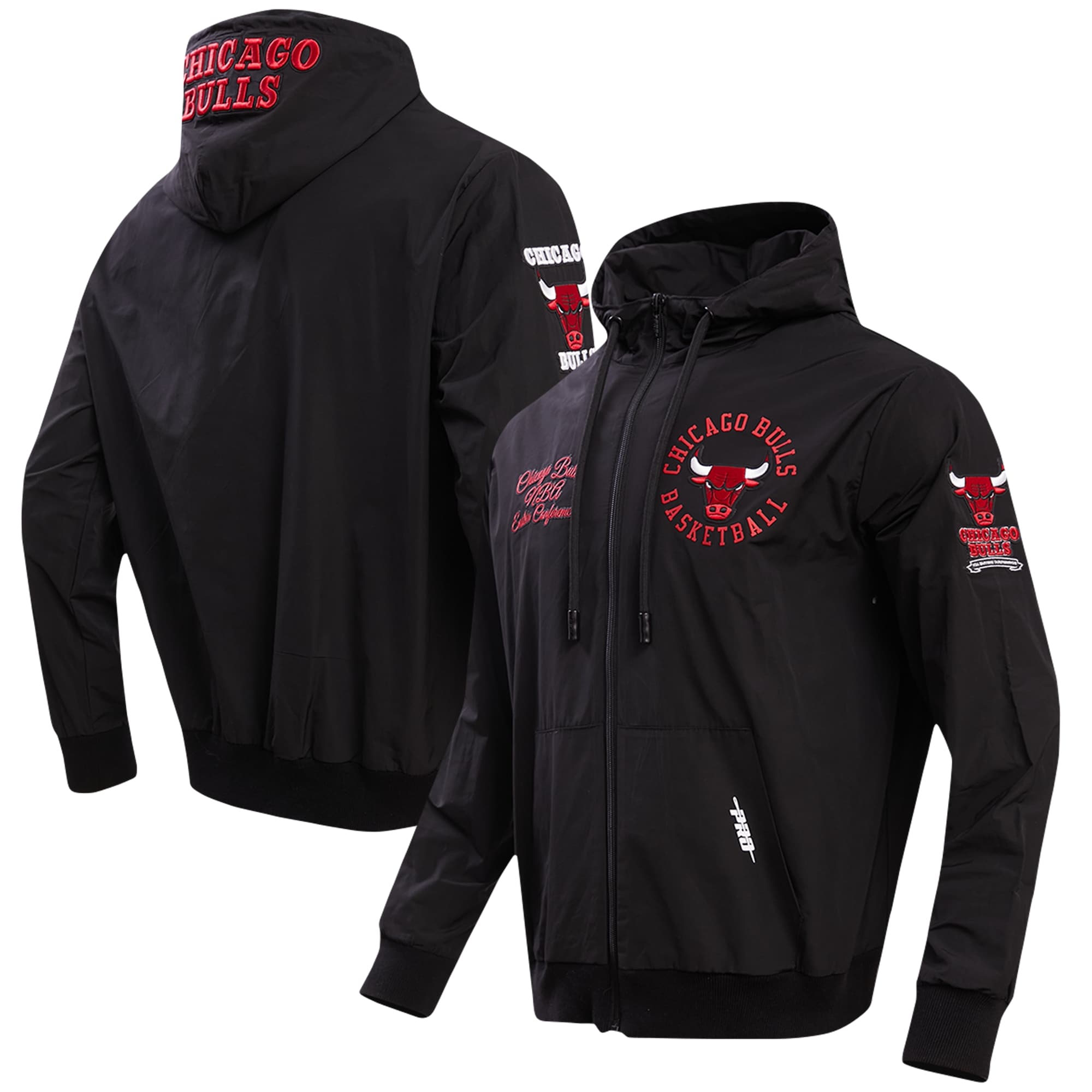 Pro Standard Chicago Bulls Impressive Black Hybrid Full Zip Hoodie Trending now! Grab this hot jersey while you can.