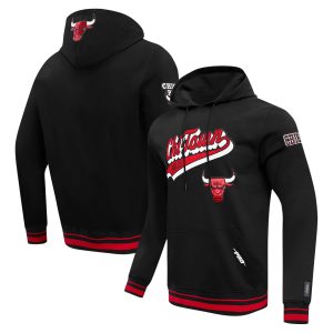 Pro Standard Chicago Bulls Black Script Tail Striking Pullover Hoodie Hurry! Exclusive offer. Get your hands on this outstanding jersey right away.