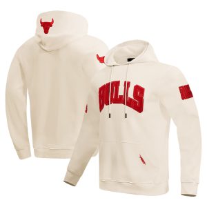 Pro Standard Chicago Bulls Cream Triple Tonal Delightful DK Pullover Hoodie Exclusive design! Own a jersey like no other.