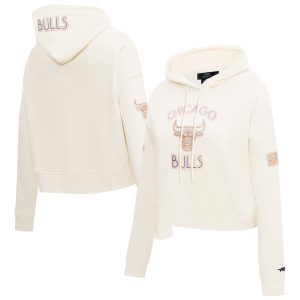 Pro Notable Standard Chicago Bulls Women's Cream 2024/25 City Edition Chenille Applique Cropped Pullover Hoodie Act fast! Only a handful left. Secure this amazing jersey now.