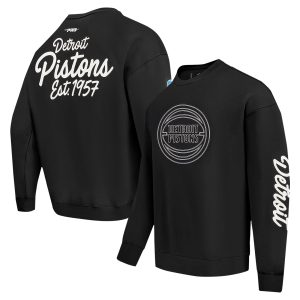 Pro Standard Premium Detroit Pistons Black Paint the City Pullover Sweatshirt Be the first! Order this trendy jersey ahead of the crowd.