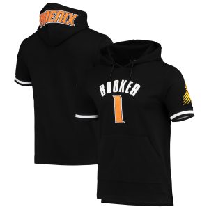 Pro Standard Unique Devin Booker Phoenix Suns Black Name & Number Short Sleeve Pullover Hoodie Proven quality! Invest in this reliable jersey.