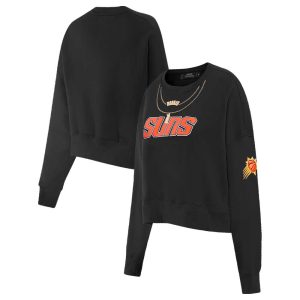 Pro Standard Devin Booker Phoenix Suns Women's Black Player Chain Pullover Sweatshirt Gorgeous Exclusive design! Own a jersey like no other.