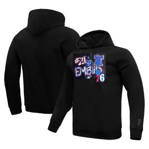 Pro Standard Joel Embiid Philadelphia 76ers Black Player Yearbook Premium Pullover Hoodie Gift idea! Surprise a sports fan with this amazing jersey.