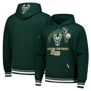 Pro Standard Milwaukee Bucks Hunter Green Classy Area Code Pullover Hoodie Perfect fit! Order this comfortable jersey.