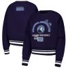 Pro Striking Standard Minnesota Timberwolves Women's Navy Area Code Cropped Pullover Sweatshirt Be a part of the action! Get this game - ready jersey.