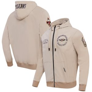 Pro Standard New Orleans Pelicans Khaki Hybrid Full Zip Hoodie Prime New arrival! Check out this fresh and exciting jersey.