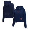 Pro Standard New Orleans Pelicans Women's Navy Jewels Cropped Pullover Remarkable Hoodie Collectors