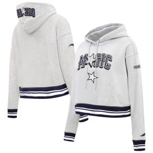 Pro Standard Orlando Magic Women's Gray 2024/25 City Edition Cropped Pullover Hoodie Charming Gift idea! Surprise a sports fan with this amazing jersey.