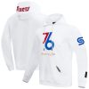 Pro Standard Philadelphia 76ers White 2024/25 City Edition Pullover Hoodie Dashing Upgrade your fan gear! Order this premium jersey today.