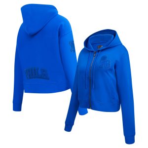 Pro Standard Philadelphia 76ers Women's Royal Triple Tonal Full Zip Delightful Hoodie Proven quality! Invest in this reliable jersey.