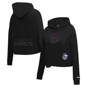 Pro Gorgeous Standard Sacramento Kings Women's Black Jewels Cropped Pullover Hoodie Be the first! Order this trendy jersey ahead of the crowd.