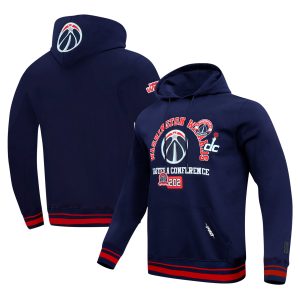Pro Standard Washington Phenomenal Wizards Navy Area Code Pullover Hoodie Authentic look! Wear this genuine jersey.