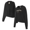 Pro Standard Washington Wizards Women's Black Glam Distinguished Cropped Pullover Sweatshirt Collector's item! A rare addition to any collection.