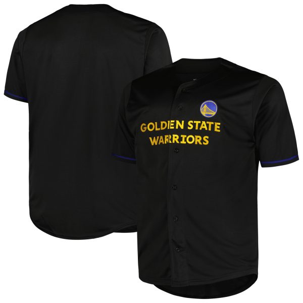 Profile Golden State Exceptional Warriors Black Big & Tall Pop Jersey Authentic look! Wear this genuine jersey.