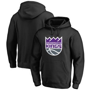 Sacramento Kings Notable Black Primary Logo Pullover Hoodie Collector's item! A rare addition to any collection.