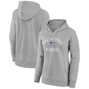 Sacramento Kings Women's Striking Gray Overtime Pullover Hoodie Limited stock! Be quick and grab this must - have jersey to support your team.